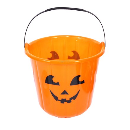 BUCKET PUMPKIN TREAT BUCKET 18 X 16CM