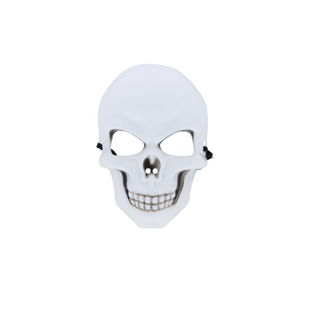 HALLOWEEN MASK SKELETON WHITE ADULT
