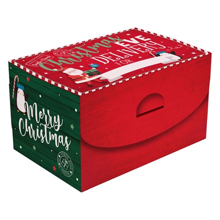 XMAS EVE DELIVERY FLAT PACK BOX