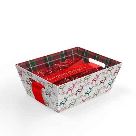XMAS STAG HAMPER SET