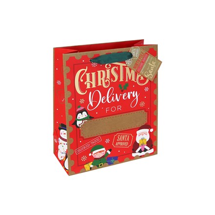 CHRISTMAS DELIVERY PERSONALISED MEDIUM BAG
