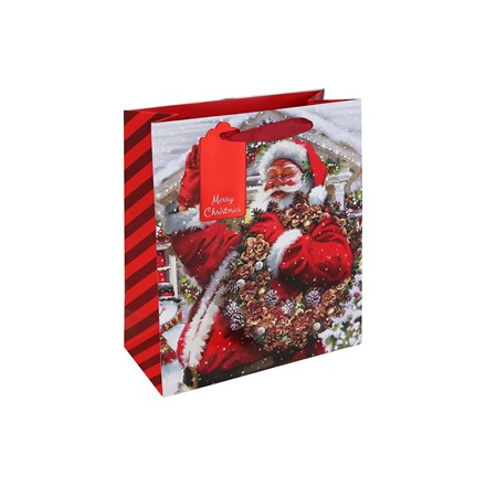 JOYFUL SANTA MEDIUM BAG
