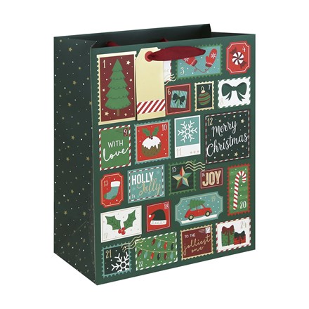 ADVENT STAMPS MEDIUM BAG