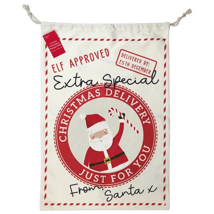 XMAS DELIVERY CANVAS SACK
