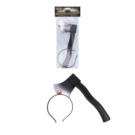 HALLOWEEN HEADBAND BLOODY AXE