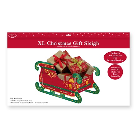 CHRISTMAS XL SANTAS PRESENT SLEIGH