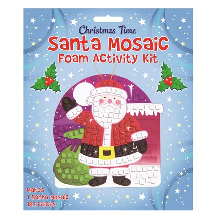 SANTA FOAM MOSAIC ACTIVITY KIT
