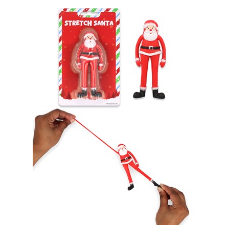 STRETCHY SANTA CLAUS FIGURE 11.5CM