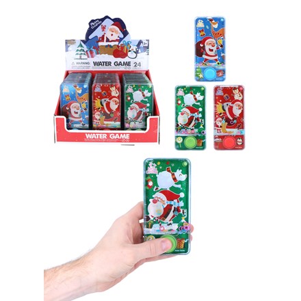 CHRISTMAS WATER GAME WITH RING 13.6CM X 6.8CM