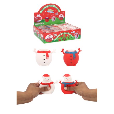 POP-UP SANTA SQUEEZE TOY 5.5CM