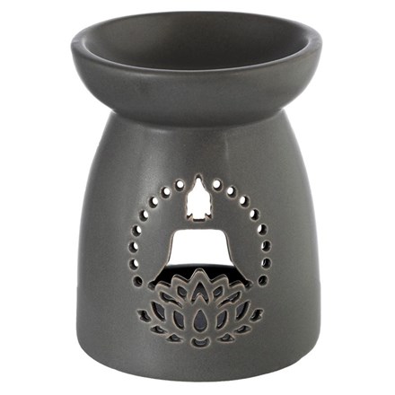 BUDDHA CUT OUT CERAMIC OIL & WAX BURNER