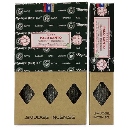 SATYA - SMUDGE PALO SANTO 25G - 12 PACK