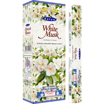 SATYA HEXA WHITE MUSK - 6 PACK
