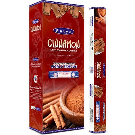 SATYA HEXA CINNAMON - 6 PACK