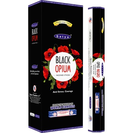 SATYA HEXA BLACK OPIUM - 6 PACK