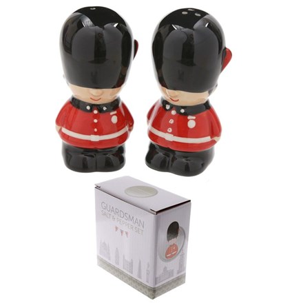 SALT AND PEPPER SHAKER - GUARDSMAN