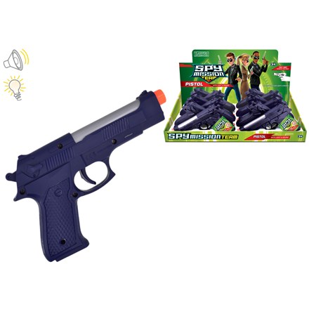 SPY MISSION - HAND GUN WITH LIGHT AND SOUND