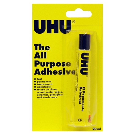 UHU - ALL PURPOSE GLUE - 20ML CARDED