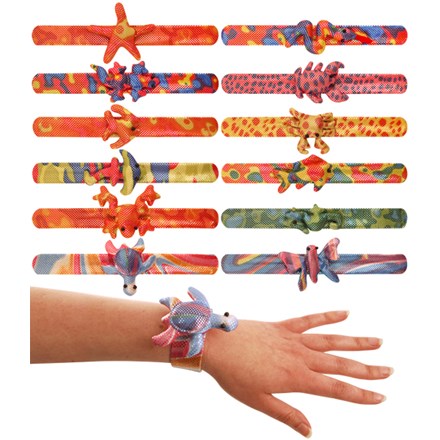 BRACELET SNAP ANIMAL - 12 PACK