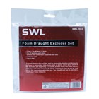 SWL - FOAM DRAUGHT EXCLUDER SET - 2 PACK