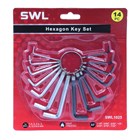 SWL - HEX KEY SET - 14 PACK