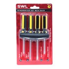 SWL - SCREWDRIVER SET WITH RACK - 4 PACK