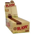 RAW ORGANIC SINGLE WIDE PAPERS - 50 PACK