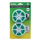 SWL - TWIST TIE DISPENSER WITH CUTTER 25M - 2 PACK