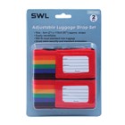 SWL - ADJUSTABLE LUGGAGE STRAP - 2 PACK