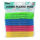 SWL - JUMBO PLASTIC PEGS - 24 PACK