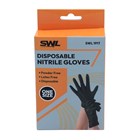 SWL - DISPOSABLE NITRILE GLOVES ONE SIZE - 12 PACK