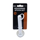 SWL - PLASTIC MEASURING SPOON SET - 5 PACK