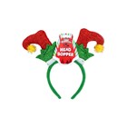 TINSEL ELF BOOTS CHRISTMAS HEADBAND 27CM X 21CM