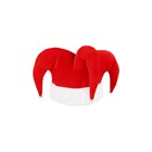 RED CHRISTMAS JESTER HAT (ADULT)
