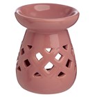 EDEN CERAMIC OIL BURNER - LATTICE CUT OUT