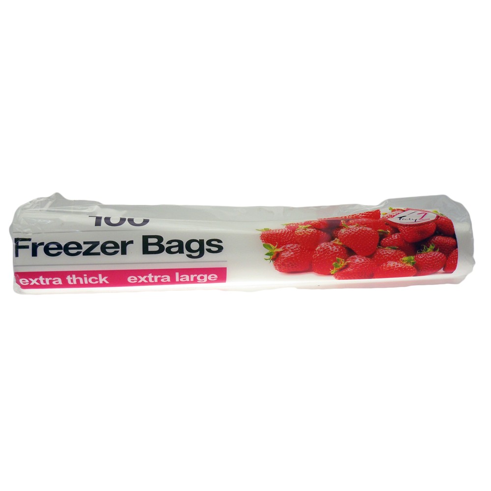 TIDYZ 100 FREEZER BAGS EXTRA LARGE