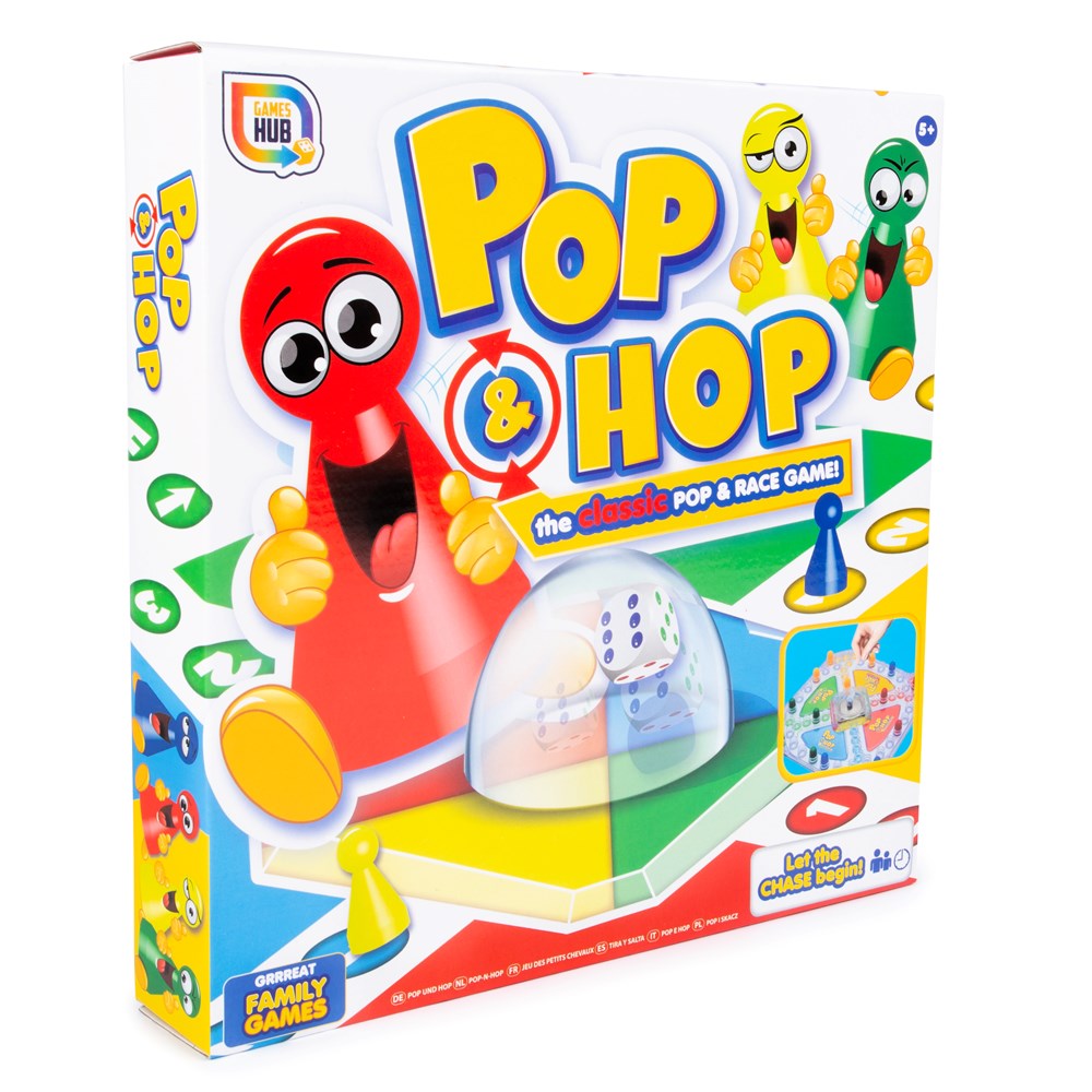 GAMES HUB POP AND HOP BOXED GAME