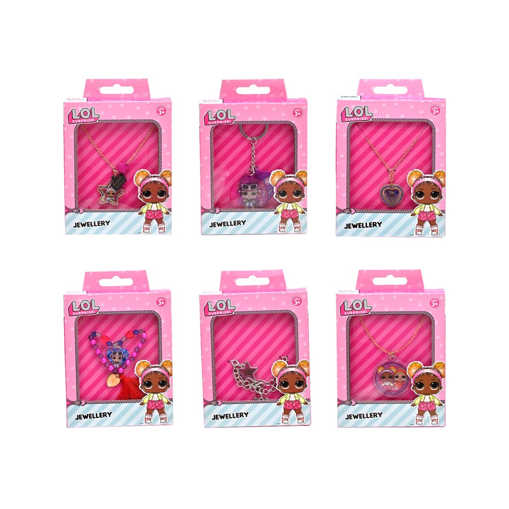 LOL SUPRISE JEWELLERY 6 ASSORTED