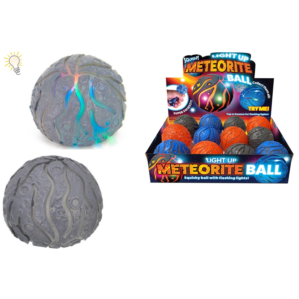 SQUISHY LIGHT UP METEORITE BALL