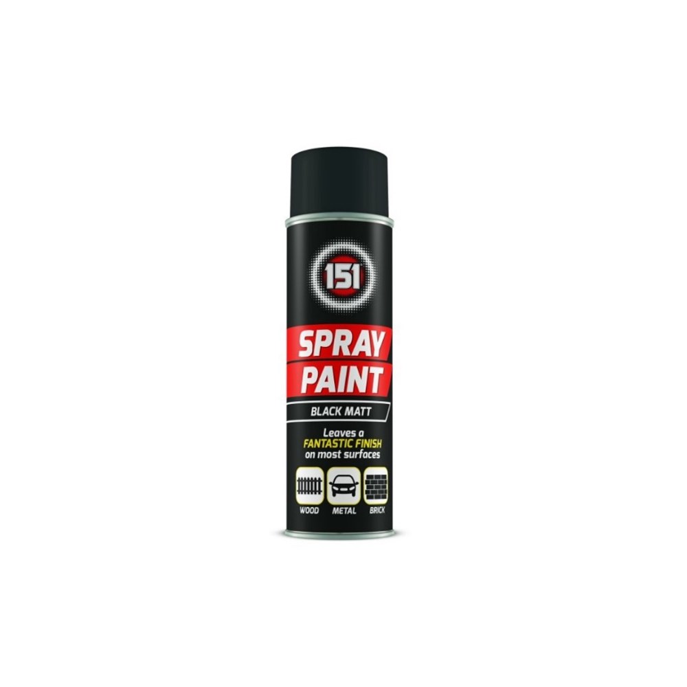 BLACK MATT SPRAY PAINT 250ML