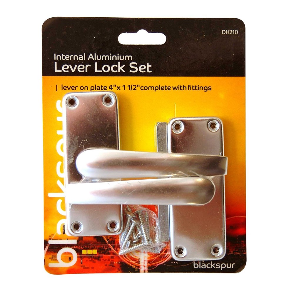 BLACKSPUR INTERNAL ALU LEVER LATCH SET 2 PACK