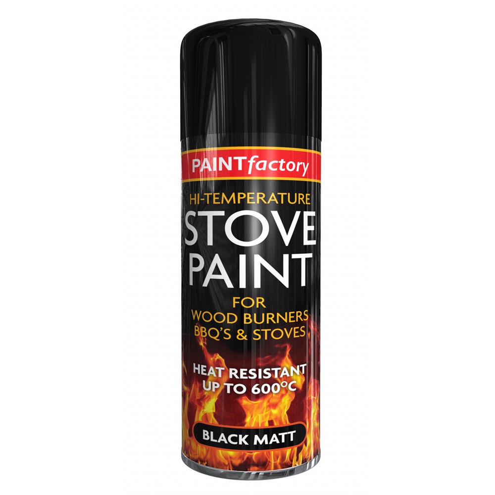 PF HIGH TEMP BLACK STOVE SPRAY PAINT 400ML