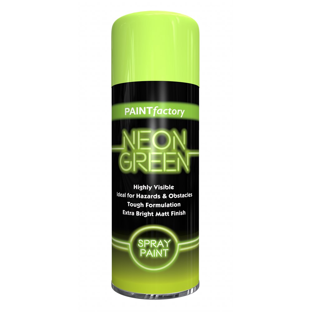 PF NEON GREEN SPRAY PAINT 200ML