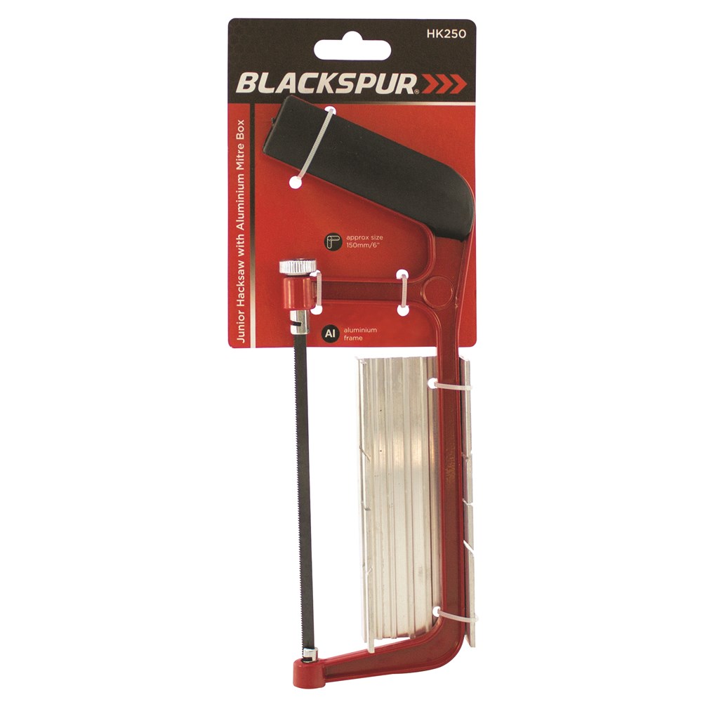 BLACKSPUR JUNIOR HACKSAW W/ ALUMINIUM MITRE BOX