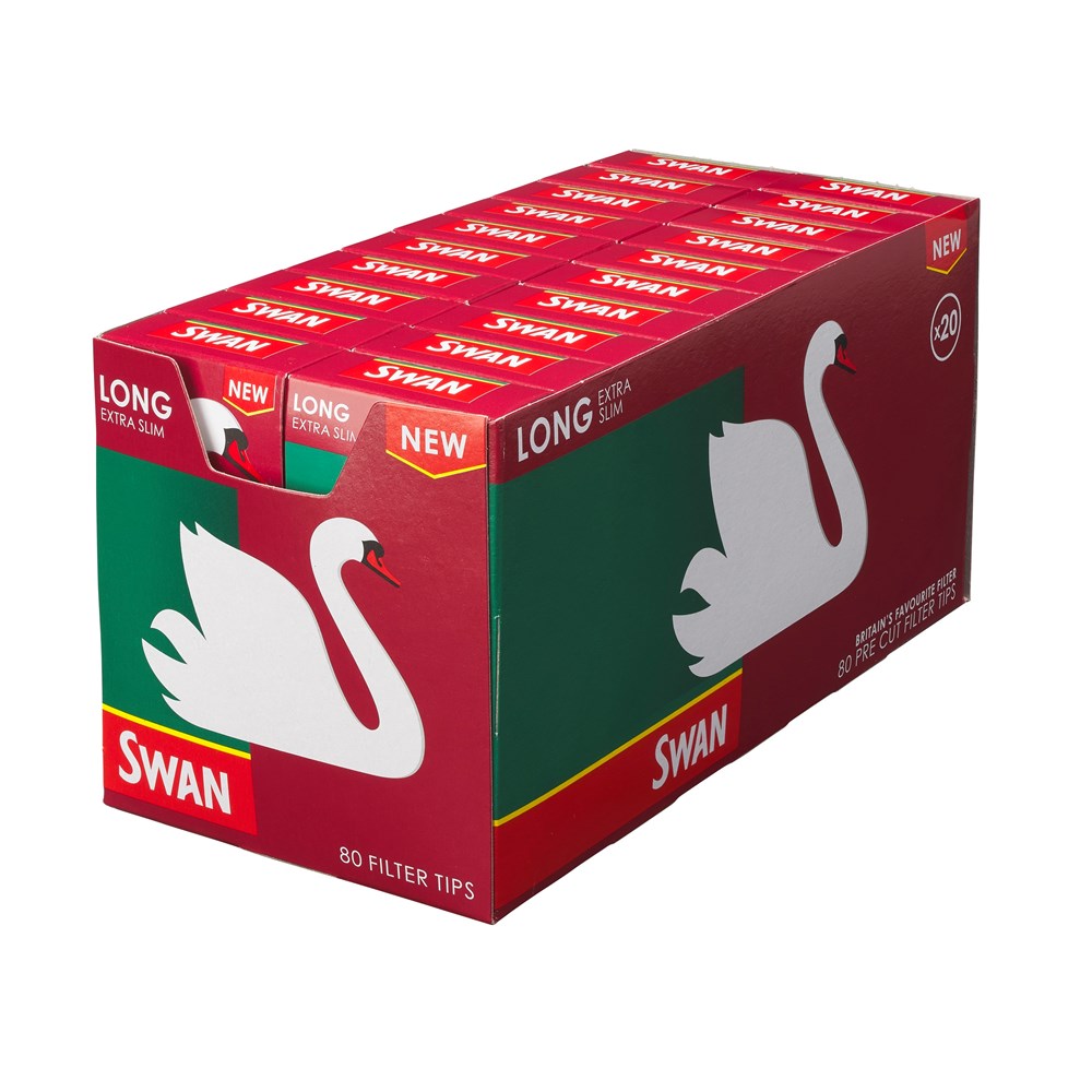 SWAN LONG EXTRA SLIM FILTER TIPS 20 PACK