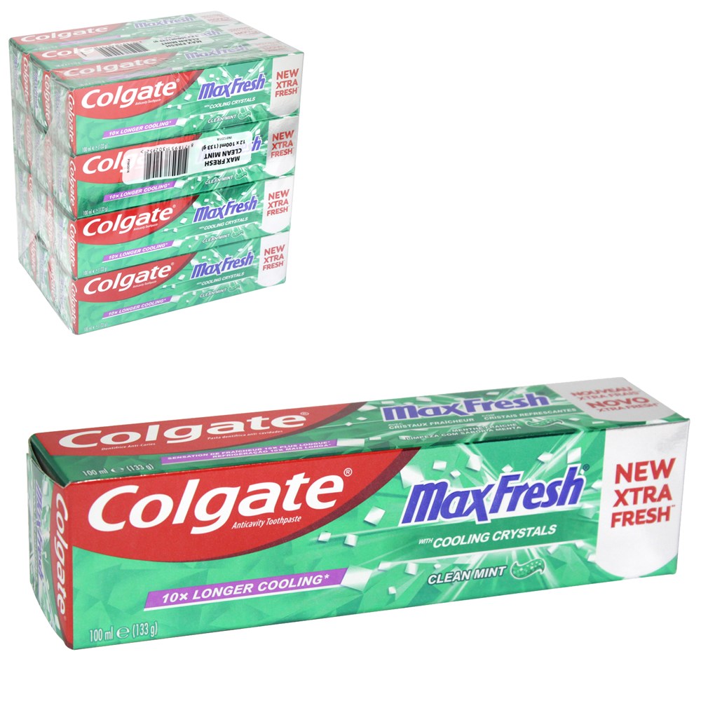 COLGATE MAX FRESH CLEAN MINT TOOTHPASTE 100ML