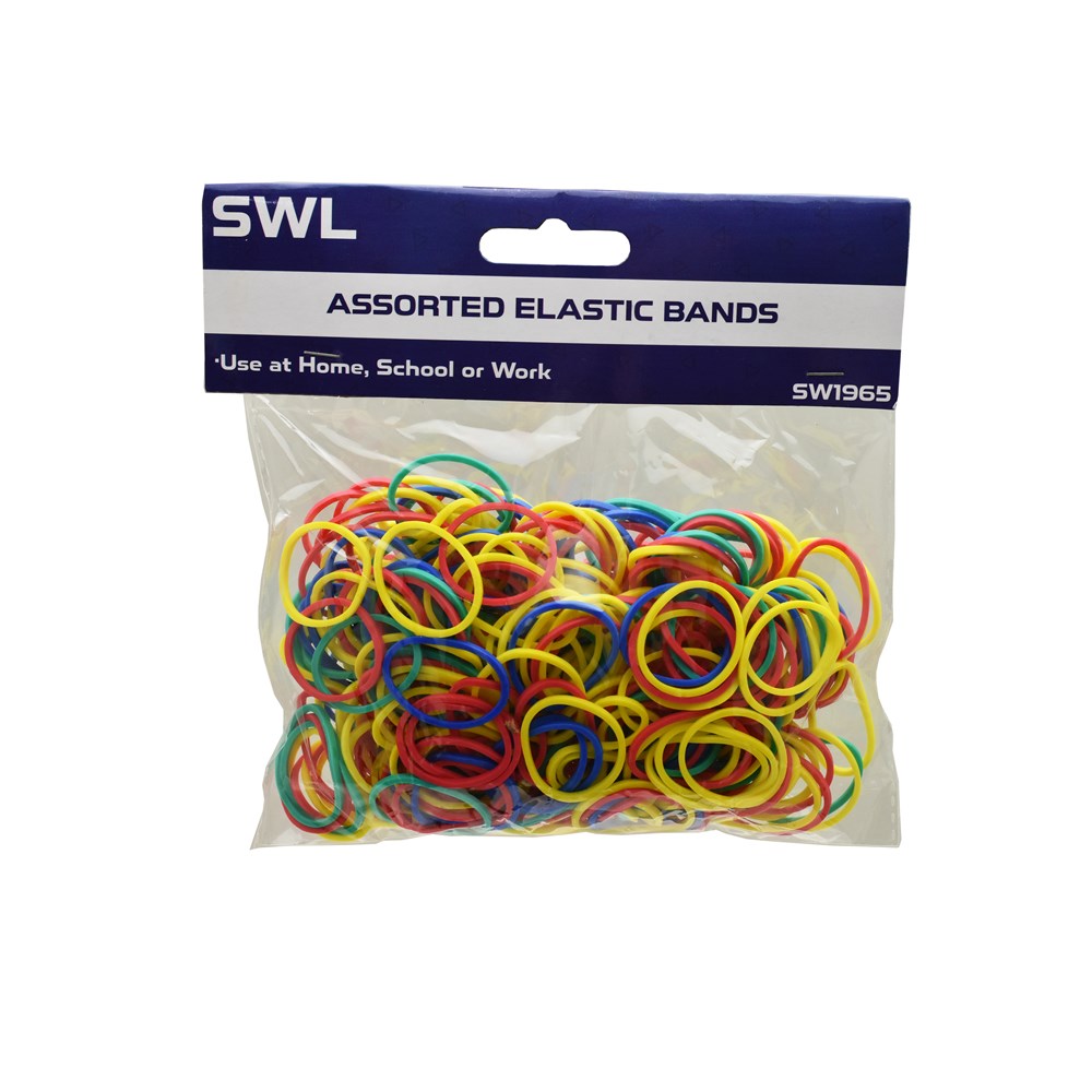 SWL ASSORTED ELASTIC BANDS