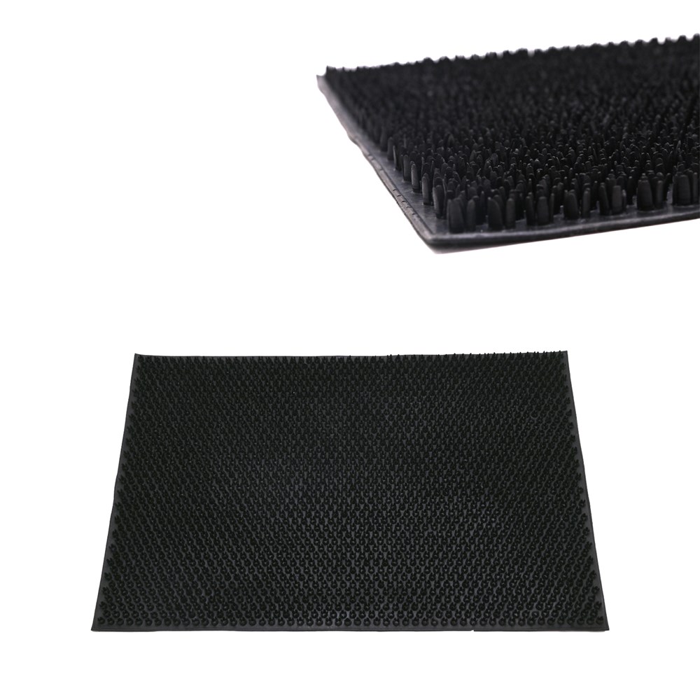 GRASS EFFECT RUBBER SCRAPER MAT 60 X 40CM