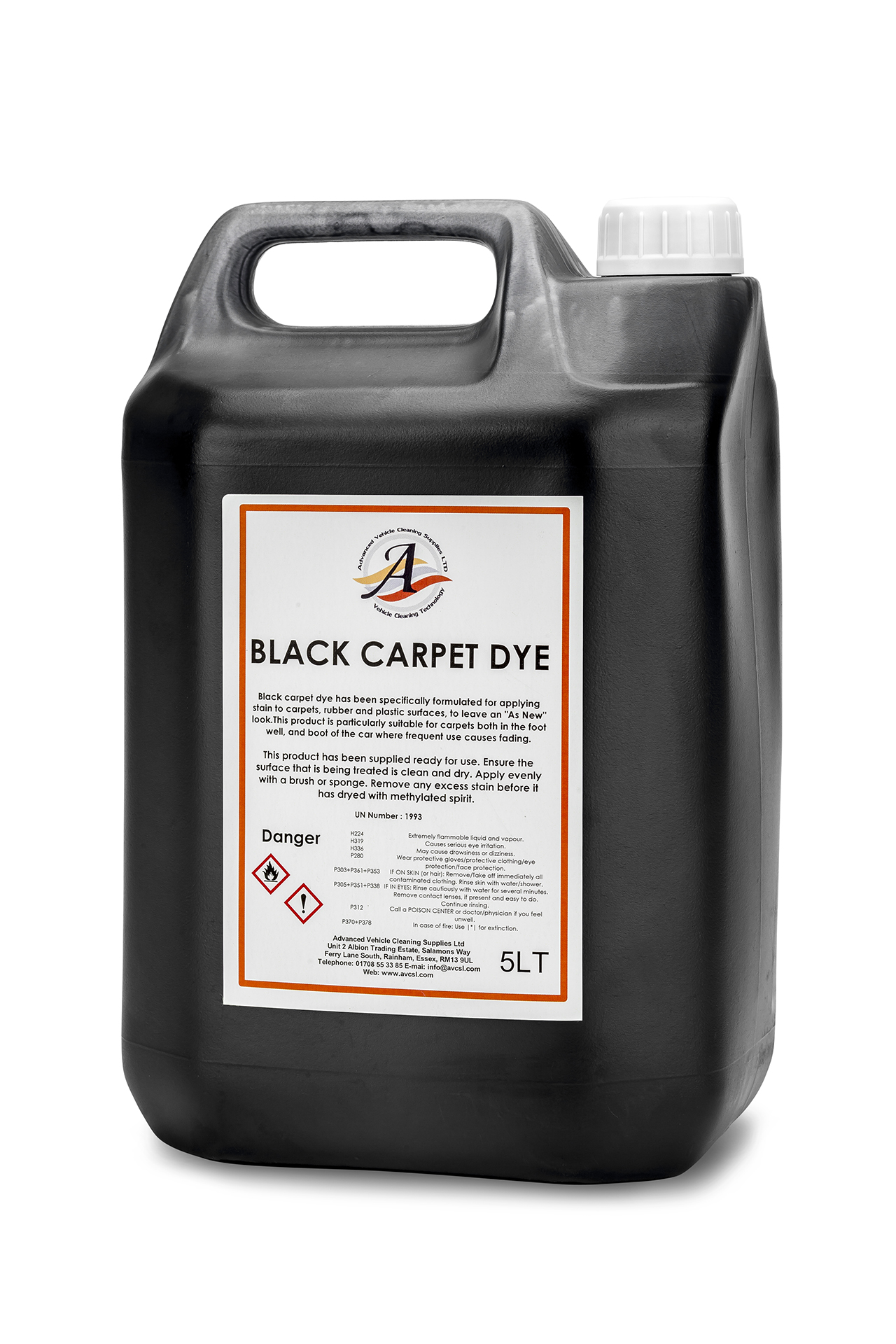 Black Carpet Dye 5LT image of Black Carpet Dye 5LT