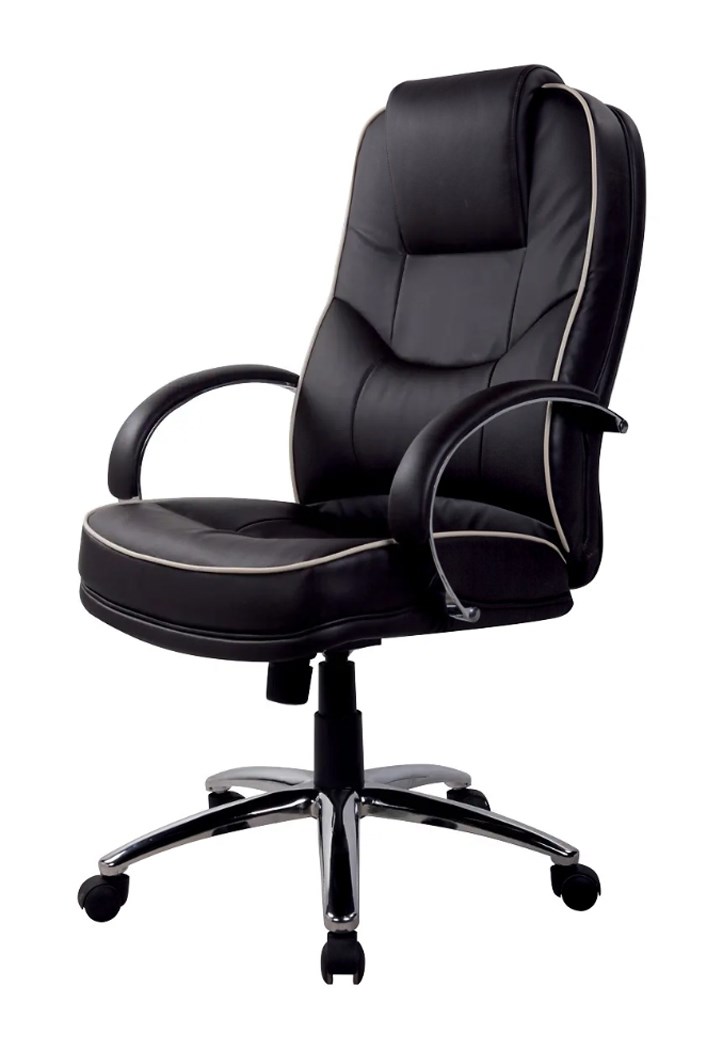 Rs Soho Rome2 Leather Faced Executive Office Chair In Black Rg9t